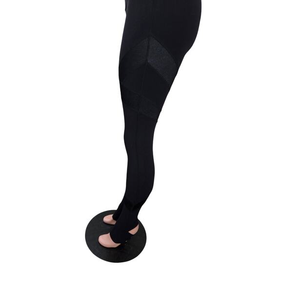 Lululemon Wunder Under Cire Wrap Yoga Stirrup Pants Women's Size 4 Black - Picture 7 of 15